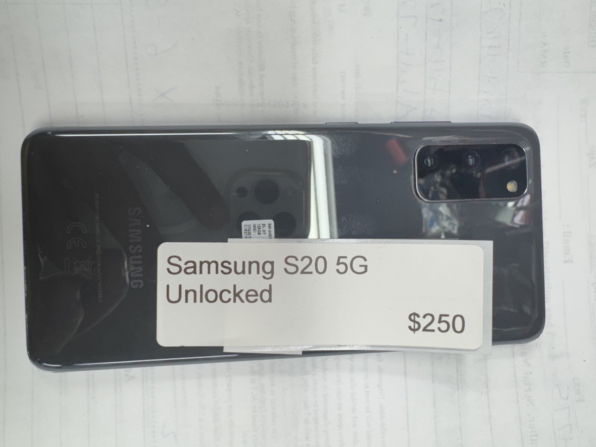 Samsung S20 Unlocked cell phone 5G any carrier Tmobile Metro PCS Att verizon