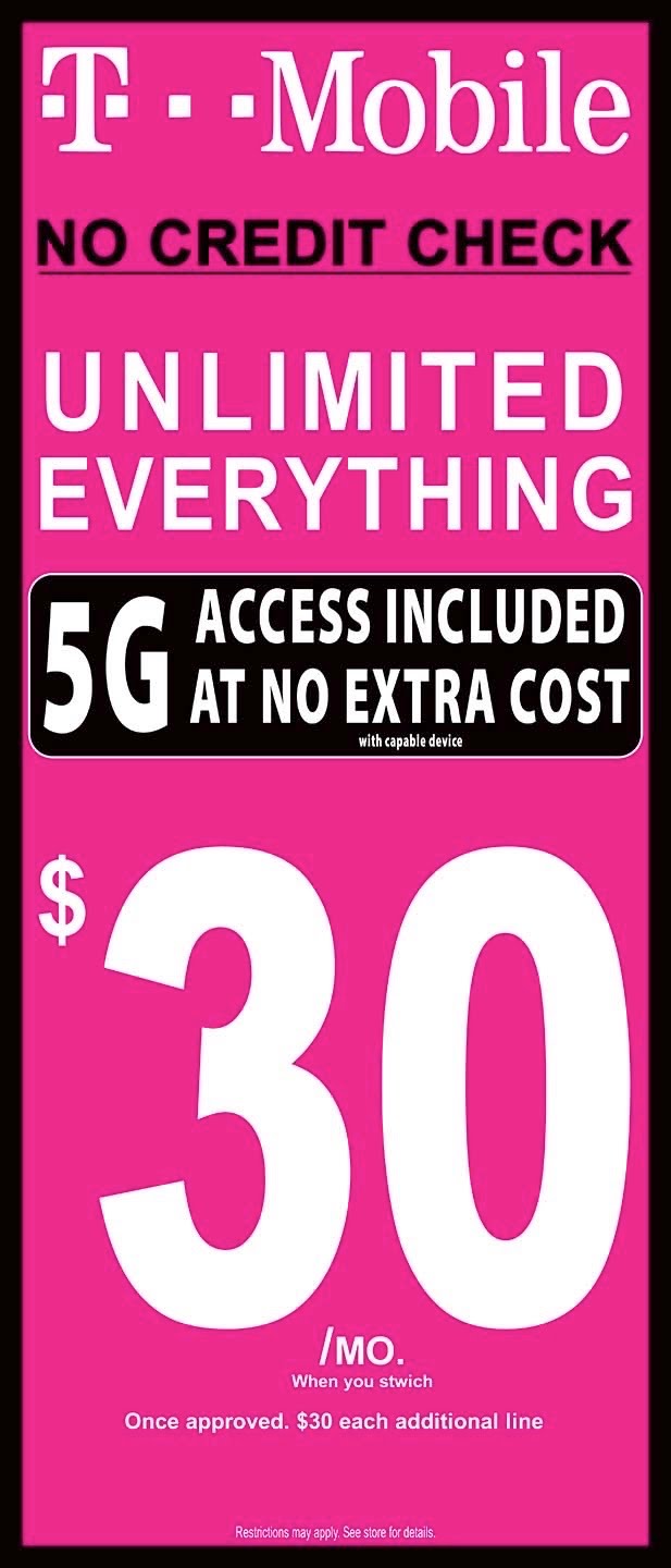 we sell tmobile cell phone service