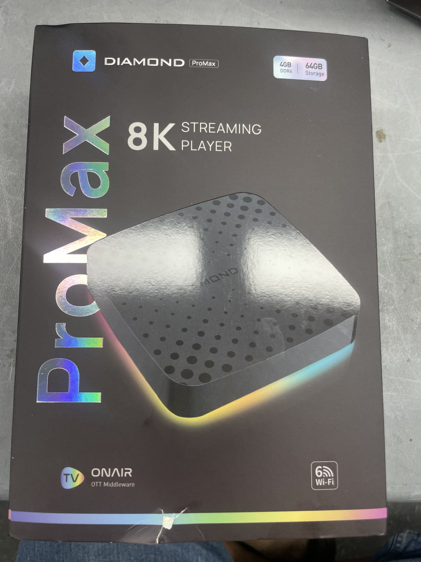 We sell the best steaming box in the world the diamond pro max 8k